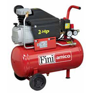 Sprężarka tłokowa AMICO, 8bar, zbiornik 24 l, 230 V, 170 l/min, 1,5 kW - Fini